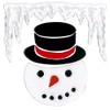 MagicGel Frosty Christmas Window Decoration (24 x 24 cm), Window