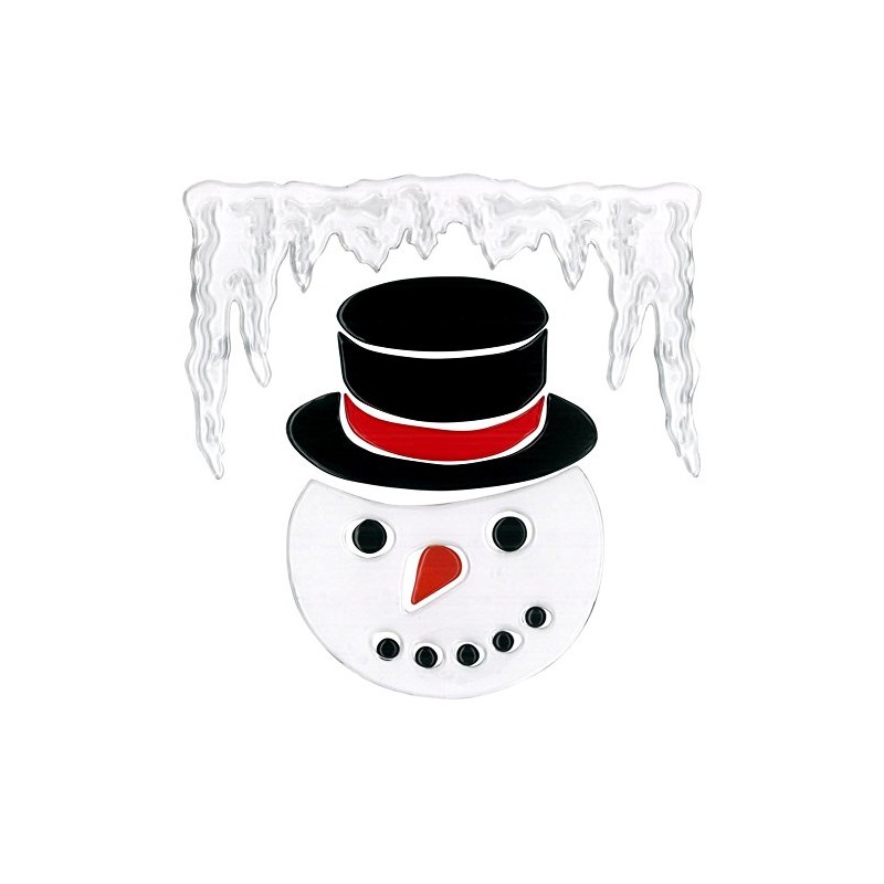 MagicGel Frosty Christmas Window Decoration (24 x 24 cm), Window