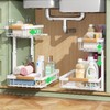 Kitstorack Under Sink Organizer, 2 Tier Under the Sink Storage,