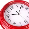 Topkey Silent Wall Clock Kitchen 9 Inch Retro Non-Ticking Decorative