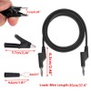 Sumnacon plátano Plug Alligator Clip de Pruebas de tenedor de