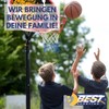 Best Sport Unisex Child Team Basketball - Black/Orange, Size 5