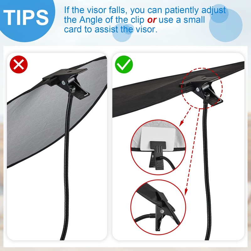 2 Pcs Laptop Sun Shade, Laptop Visor for Working Outside