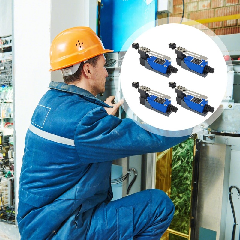 4 Pieces Limit Switch, Adjustable Roller Arm, Adjustable Limit Switch