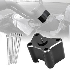 Hutexico 2" Aluminum Handlebar Riser Kit Mount Clamps for Can Am fit for Can-Am Spyder RT 2020-up F3/F3T/F3LTD All Years Handlebar Relocator Set Adjustable Handle Bar Riser Extension Support Heighten