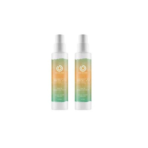Eucalyptus Mint Scented Coconut Oil Dry Oil Mist 2 x