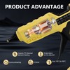 100W Hot Glue Gun Compatible for De-walt 20V Battery, LCD