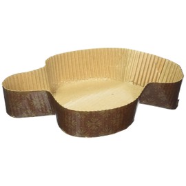 Decora 5" Colomba Pans, Cellulose Paper Brown, 9 x 9 x 10 cm