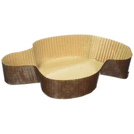 Decora 5" Colomba Pans, Cellulose Paper Brown, 9 x 9 x 10 cm