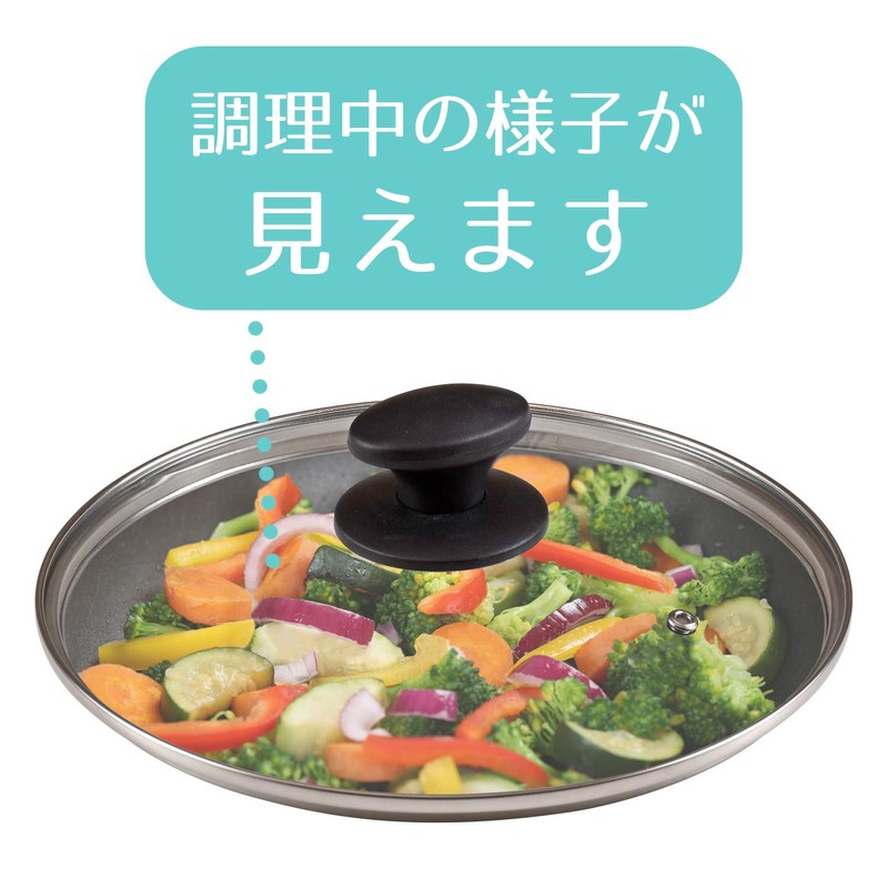 Wahei Freiz AME-7191 Glass Lid, 10.2 inches (26 cm), Full