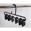 Shinkohanger Tie Hanger (20 Hooks Included) Black