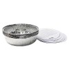 Pack of 5 Aluminium Oven Moulds with Lid Omnia