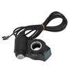 Electric Bike Throttle Grip Kit Speed Handlebars with Blue Font