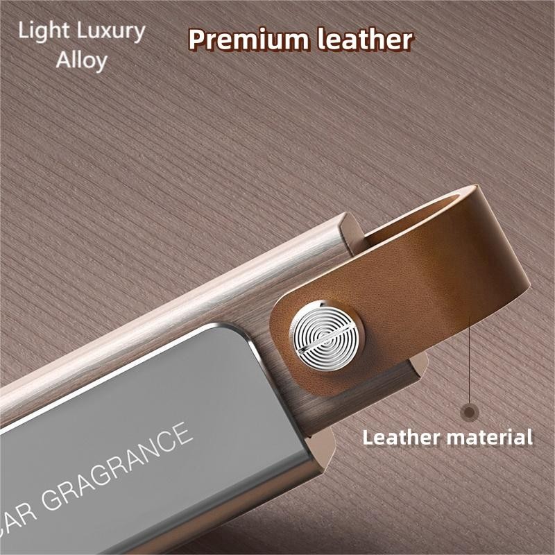 Car Air Fragrance Diffuser,Included Reusable Spare Fragrance Sticks - Color: