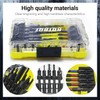 18 PCS Countersink Drill Bit Set, HSS Tapered Drill Bits