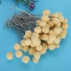 100Pcs Wool Dauber Applicator Wool Dye Applicator Metal Handle Wool