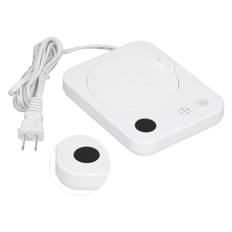 Coffee Warmer White 3 Heating Modes Timing Function Smart Insulation
