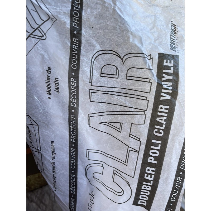 Kittrich Clear Vinyl 54" Wide PREMIUM NON-ADHESIVE Cover Protect Decor