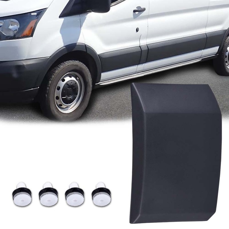 G-PLUS Exterior Pillar Moulding Trim Left Driver Side, Under Fuel