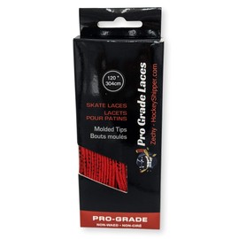 zechy Cordones de hockey sin encerar, patines de hockey no encerados, un par, tamaños (72, 84, 96, 108, 120, 130) (rojo, 130 pulgadas)