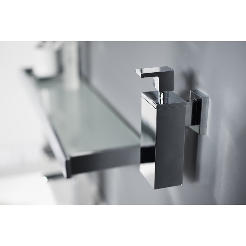 Edge 1143814 Stainless Steel Haceka Soap Dispenser, Silver