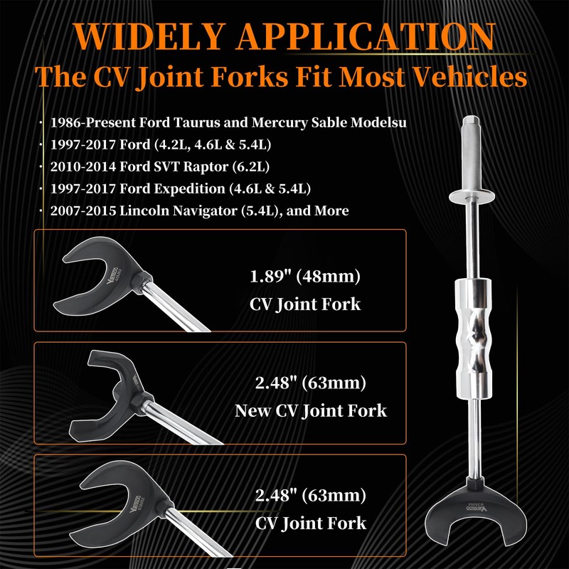 Yuesstloo Inner CV Axle Puller Removal Tool with Heavy Duty