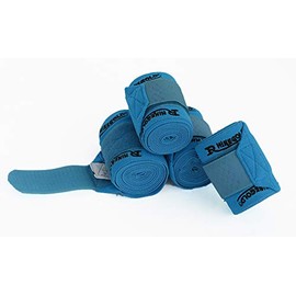 Rhinegold Elasticated Training Bandages-Turquoise