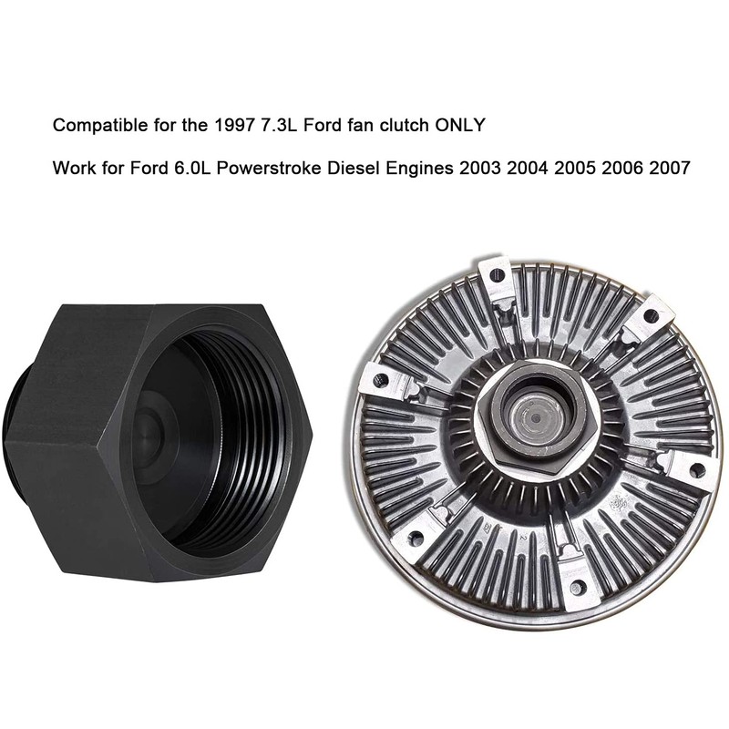 6.0L - 7.3L Diesel Mechanical Fan Clutch Adapter Compatible for