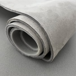 Halero 48“ × 60“ Light Gray Car Suede Headliner Fabric with Foam Backing Material 1/9" 3mm Automotive Upholstery Liner for DIY Home Car Roof Trim Interior Replacement