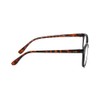 Calabria L 15576 Round Eyeglasses Frame Black Crystal Tortoise Havana