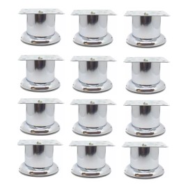 Herrajes Guerrero Pata Para Mueble O Sala 5 Cm De Altura - 14 Piezas