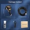 Dual-Camera Endoscope Inspection Camera, 1080p/4.3-Inch Ips Dual-View Inspection Camera With