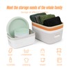Spesh Pack of 6 Plastic Storage Boxes for Kitchen, Children's