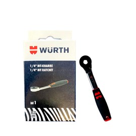 Wuerth Zebra 1/4 Inch Drive 6.3 Mini Bit Ratchet