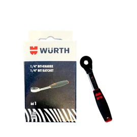 Wuerth Zebra 1/4 Inch Drive 6.3 Mini Bit Ratchet
