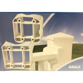 YardCrafters Vinyl Fence 45 DEGREE ADAPTERS FOR LINE CONNECTORS