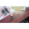 Stainless Steel 6 Inch Round Chimney Cleaning Brush with 1/4"