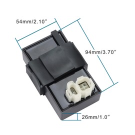 GOOFIT Motorcycle 12V DC 6 Pin CDI Cylinder Replacement for XLV 600 XLV600 XL400V XL600V XL650V XR650L XRV650 30410-MS8-610