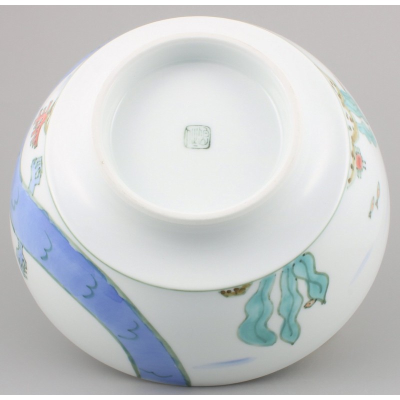 Arita Ware R0219 "Ultimate Ramen Pot" Ear Bowl (Tatsu), Diameter