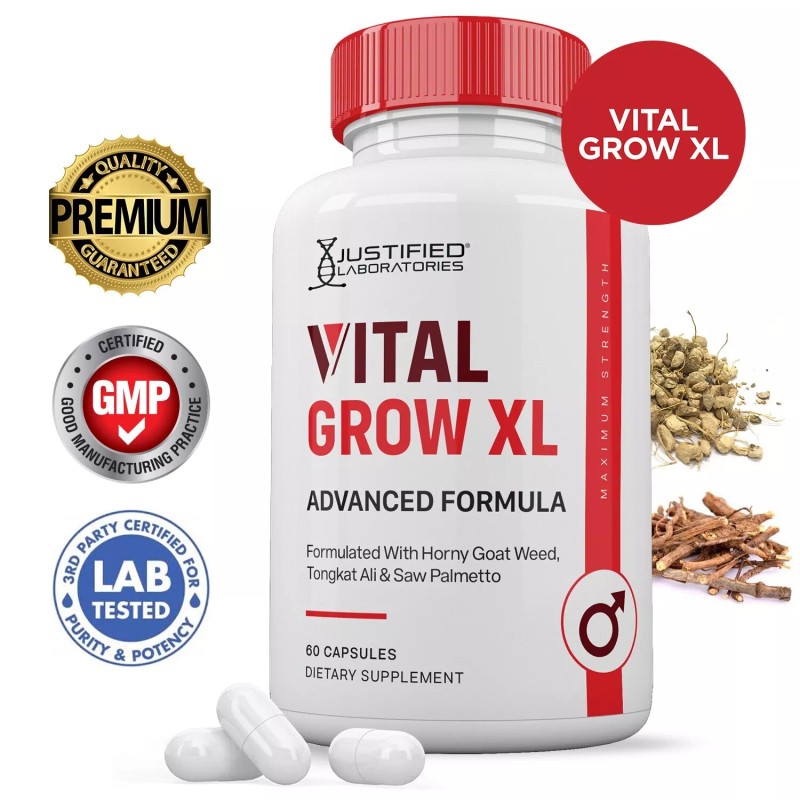 Justified Laboratories VItal Grow XL for Men Advanced Formula 1484MG
