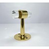 Morco Deco Brass Lucite Robe Hook Handmade Bathroom Kithcen Towel