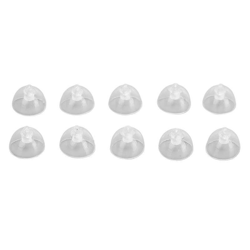 10pcs Sound Amplifier Closed Domes Single Layer Double Hole Silicone