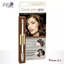 Cover Your Gray (커버유어그레이) 투인원 짙은갈색 7g 새치커버 Cover Your Gray Two in One Dark Brown 7g Hair Touch Up