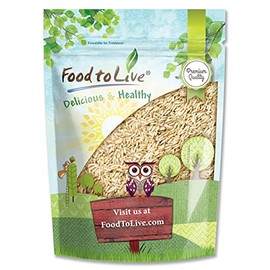 Jasmine Brown Rice, 1 Pound - Whole-Grain and Long-Grain Thai Rice, Vegan, Kosher, Bulk. Higher in Fiber than White Jasmine Rice. Great as Side Dish