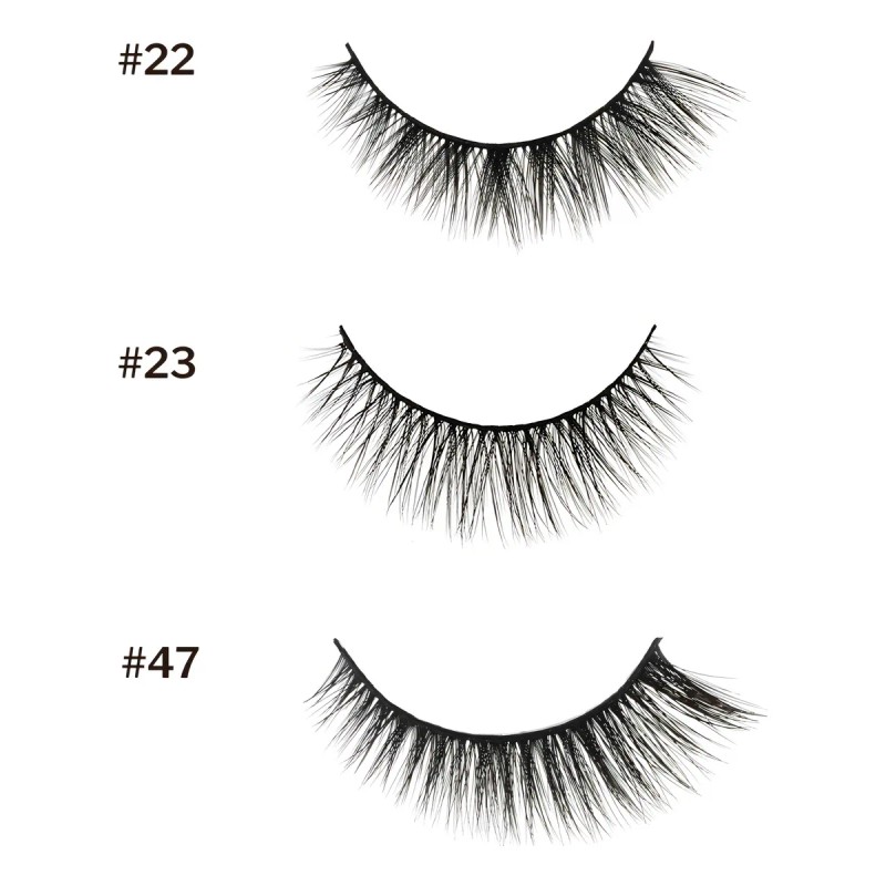 Kit 3 Pares De Pestañas Postizas 3d Faux Mink Mix