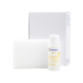 洗車の王国 レザートリートメント 50ml スポンジ付き (塗り込み用) 革シート ワックス 艶出し コーティング下地処理剤 498