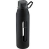 Takeya Glass Water Bottle with Silicone Sleeve and Twist Cap,