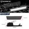 POPMOTORZ 2PCS Front Fender White LED Side Marker Lights Assembly