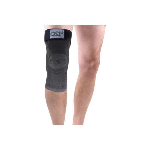 OS1st Adjustable Knee Sleeve KS7+ for perfect fit, relieving knee pain, tendonitis pain, and reducing inflammation (Medium)