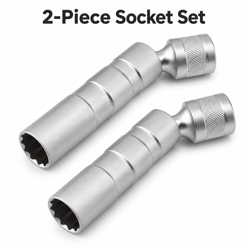 14mm 16mm Spark Plug Socket Wrench Adapter – Swivel Magnetic